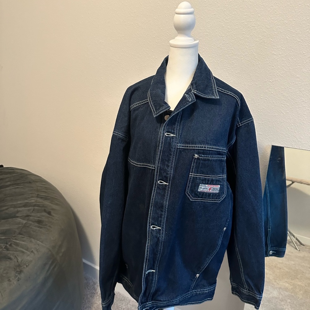 RocaWear denim Jean jacket, large, men, like new, old school classic
